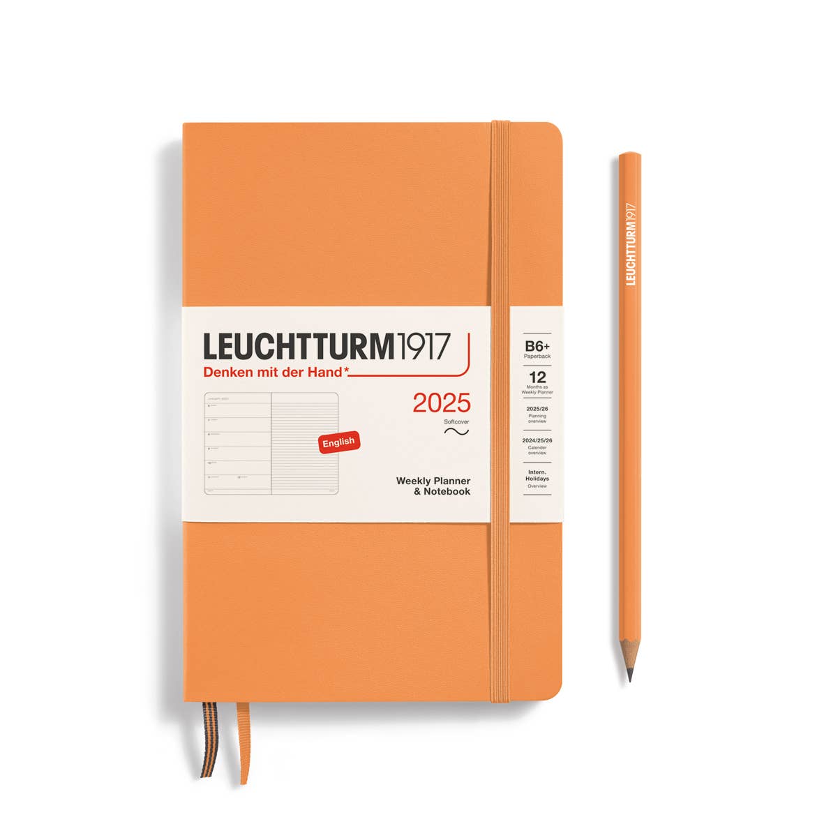 LEUCHTTURM1917 Softcover Weekly Planner & Notebook 2025 A6