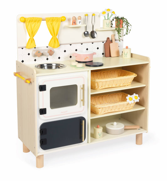 Janod Cottage Big Cooker Pretend Kitchen Age 3+