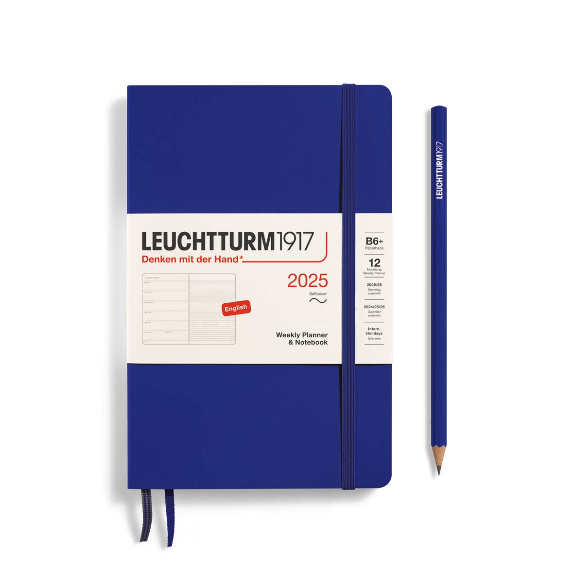 LEUCHTTURM1917 Softcover Weekly Planner & Notebook 2025 A6