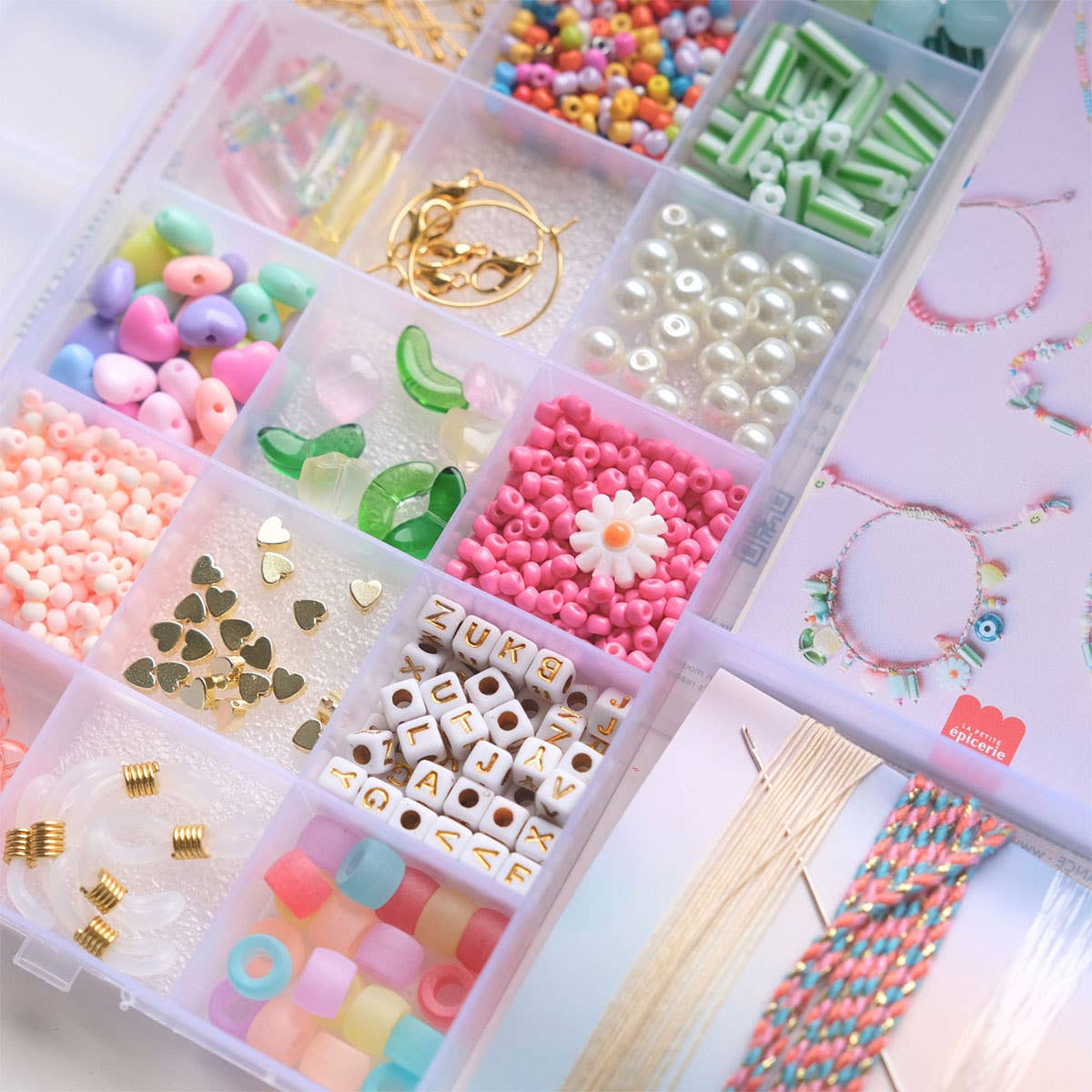 DIY Jewelry making- with Box of Beads & Findings - Bubble Tea