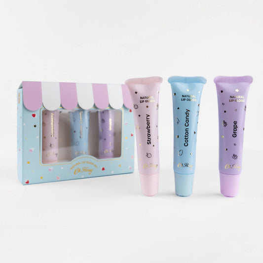 Oh Flossy Kids Natural Lip Gloss Set - Made in Australia