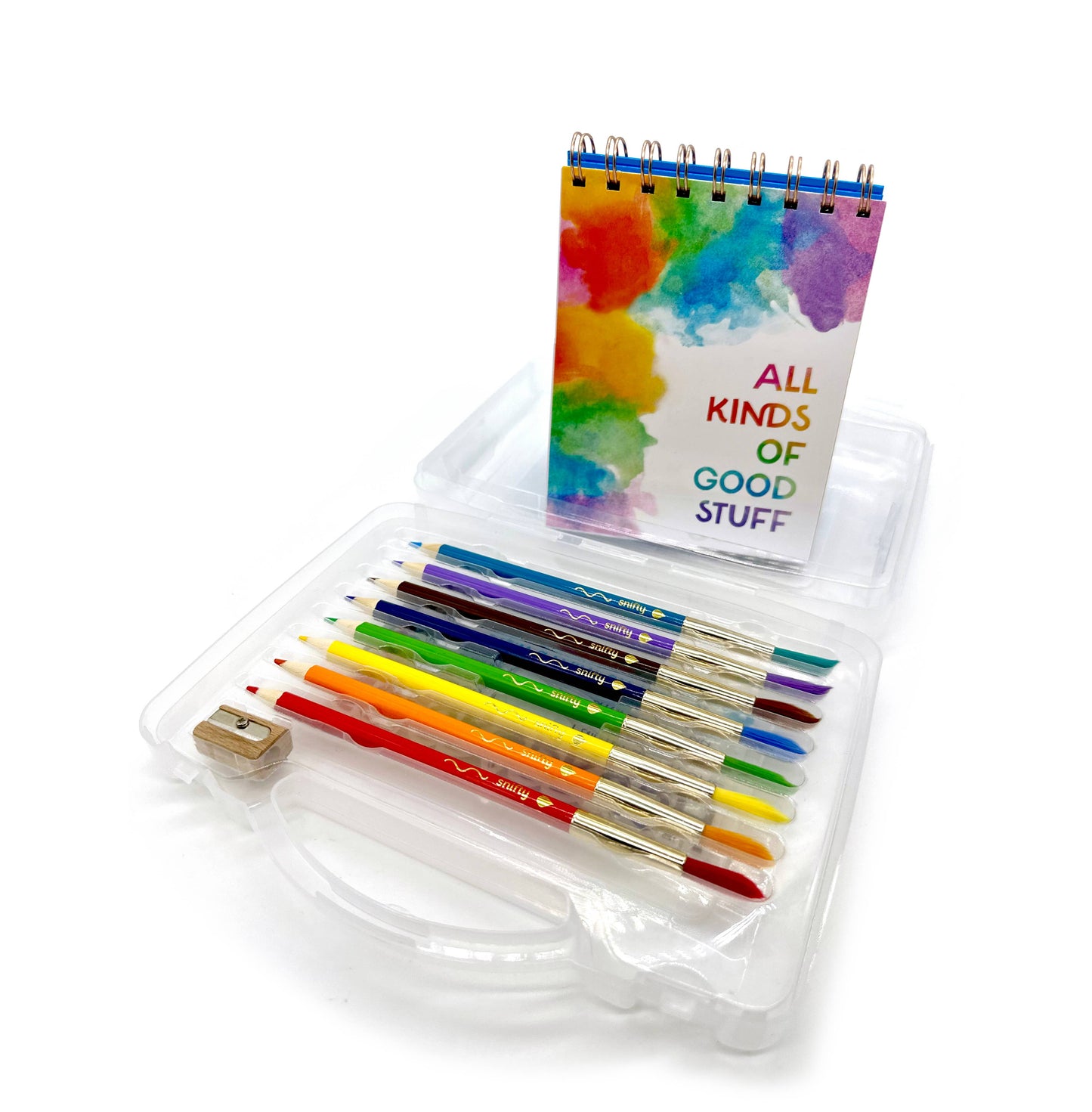 Watercolor 
pencil/paintbrush kit with case- COLORBRUSH- just dip water