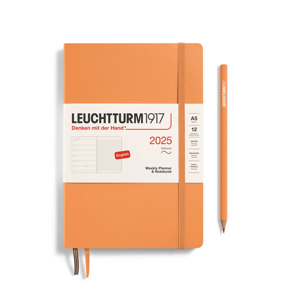 LEUCHTTURM1917 Softcover Weekly Planner & Notebook 2025 A6