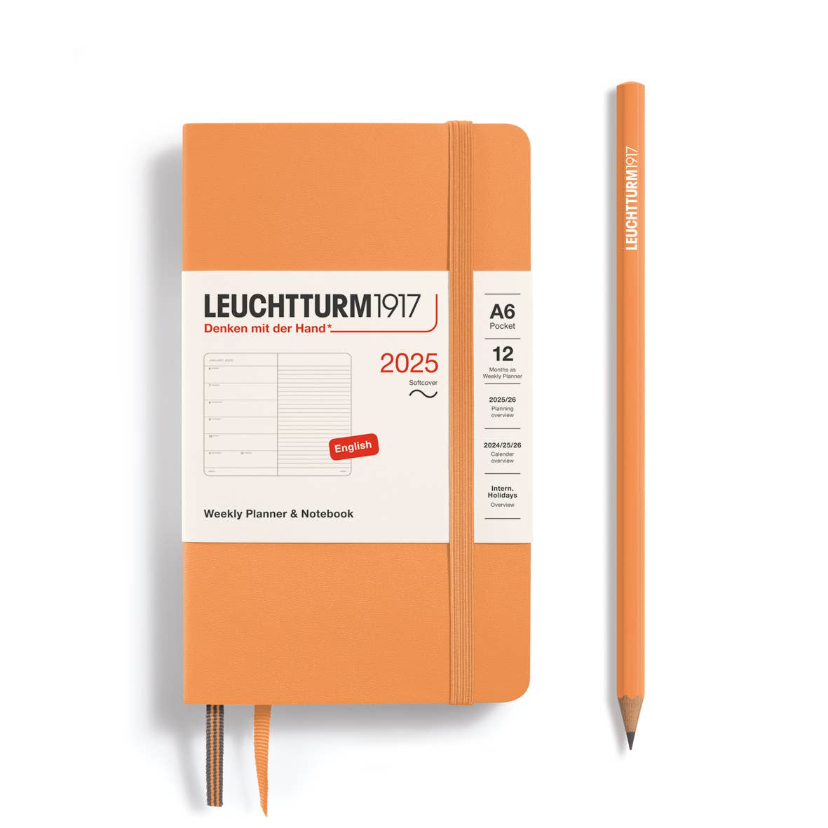 LEUCHTTURM1917 Softcover Weekly Planner & Notebook 2025 A6
