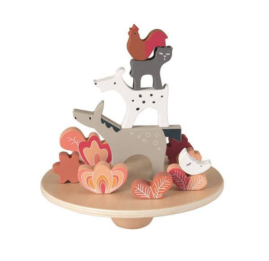 Egmont Wooden Musicians of Bremen Stacking Game in gift box 3 years+