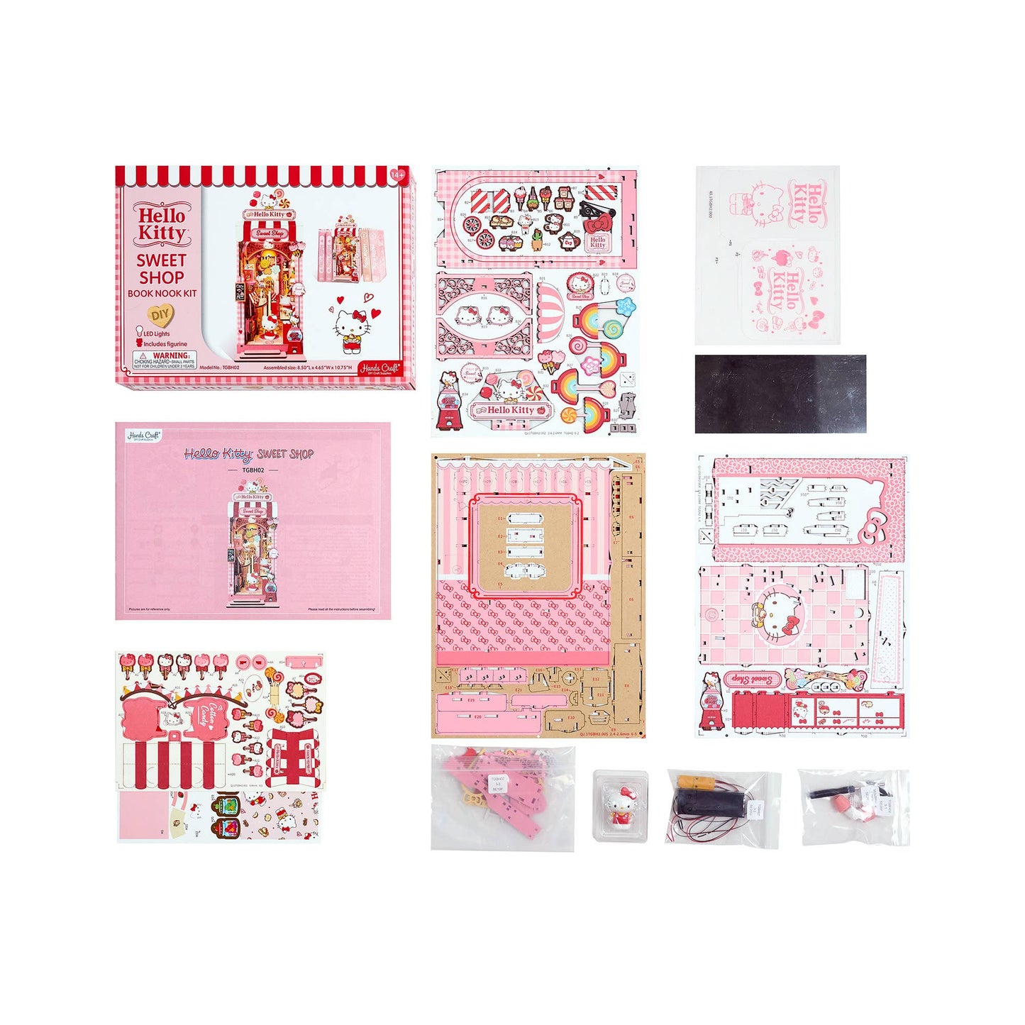 Hello Kitty® Sweet Shop - DIY Book Nook Kit Age 14+