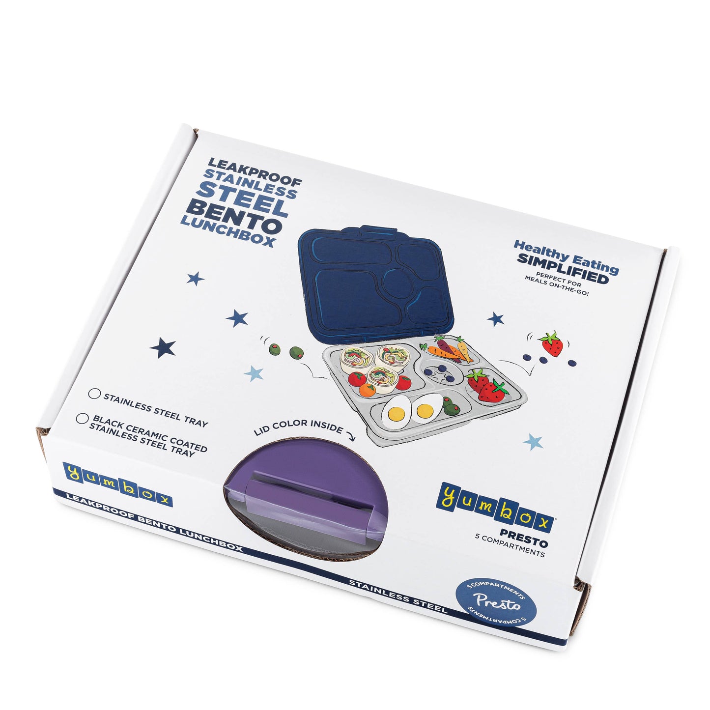 Stainless Steel Leakproof Bento Box - Remy Lavender