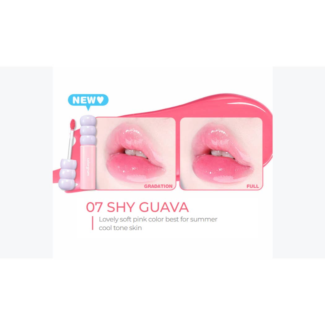 COLORGRAM Fruity Glass Tint Lip Gloss