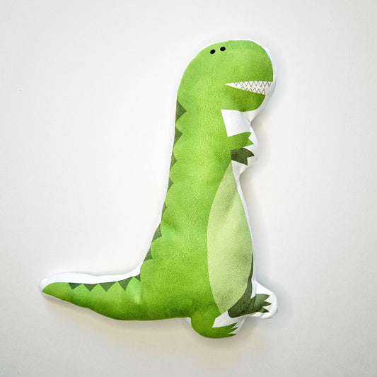 Sew your own cushion Kit- Dinosaur (Soft vegan suede fabric)
