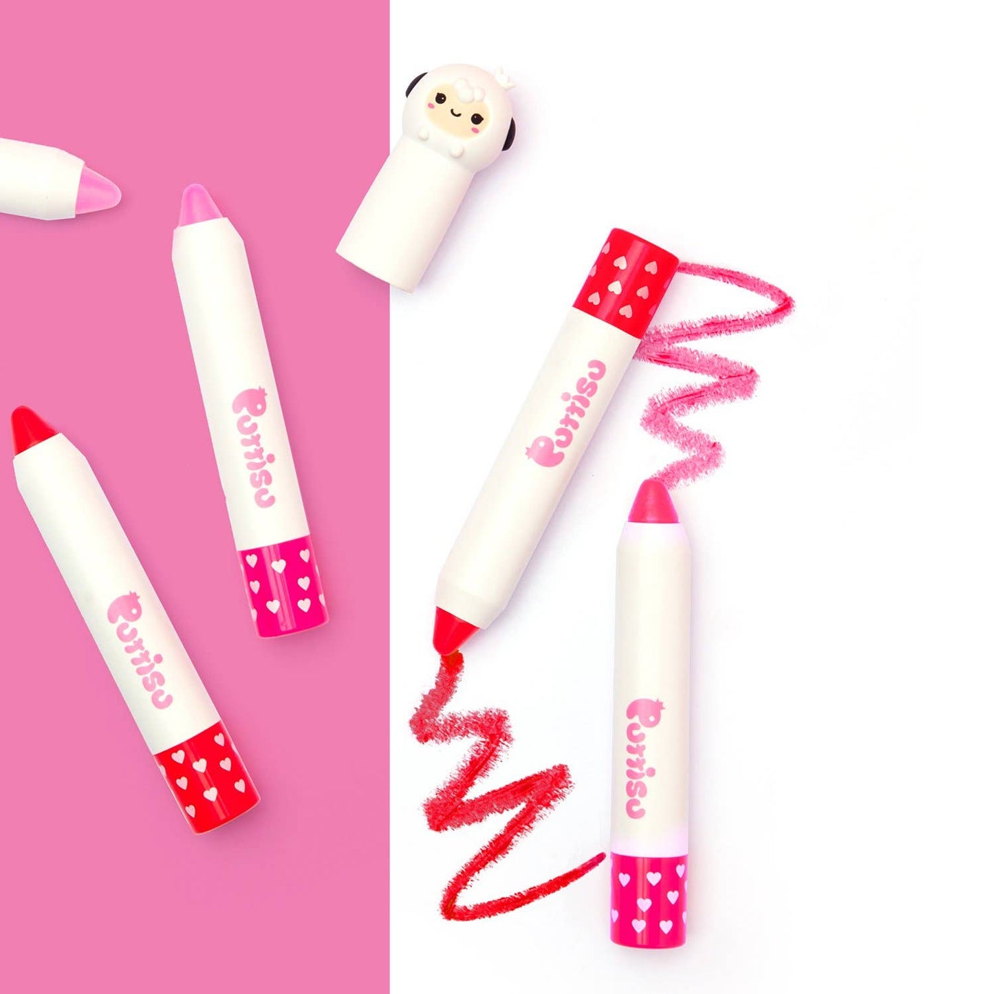 Puttisu Butter Lip Crayon natural ingredients Made in Korea