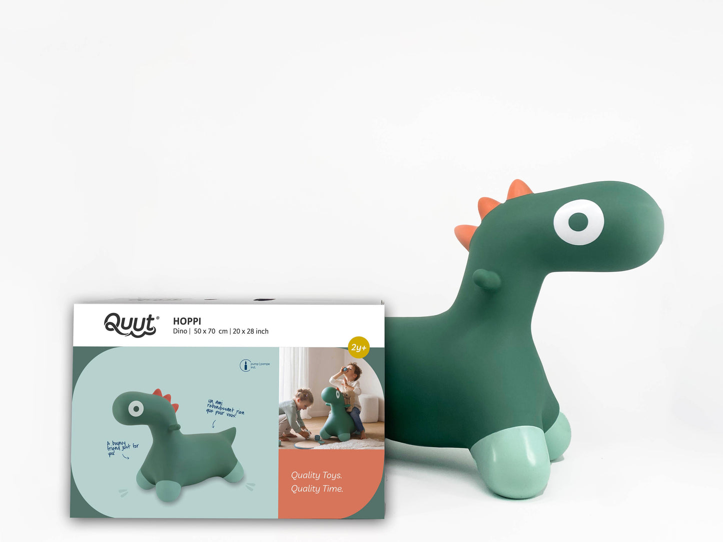 Quut Hoppi Dino - A bouncy friend just for you!