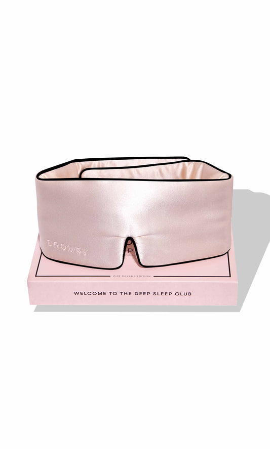 Sunset Pink Pipe Dreams Silk Sleep Mask