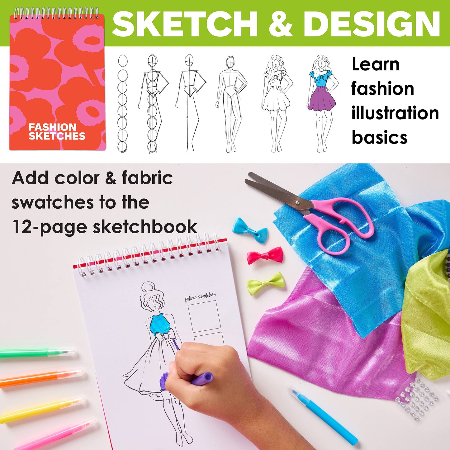 Fashion Design Studio Craft Kit Ages 9+