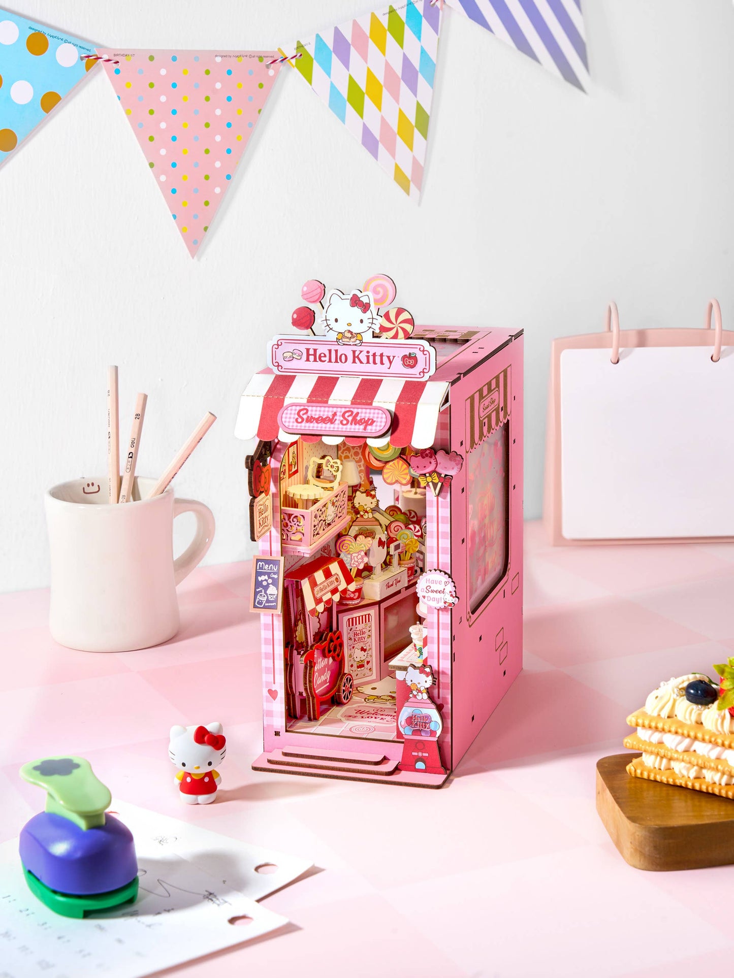 Hello Kitty® Sweet Shop - DIY Book Nook Kit Age 14+
