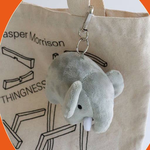 Miffy & Friends Fluffy Key Chain, Bag Charms: Elephant
