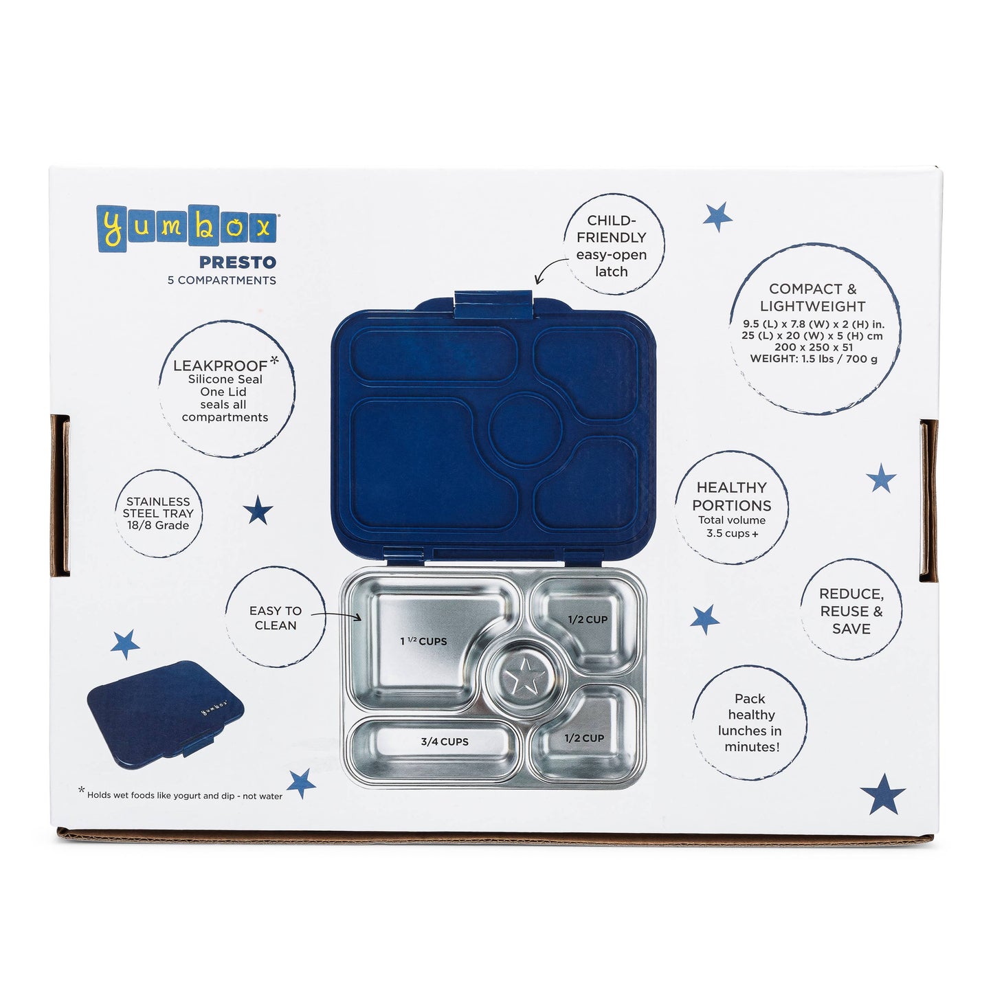 Stainless Steel Leakproof Bento Box - Remy Lavender