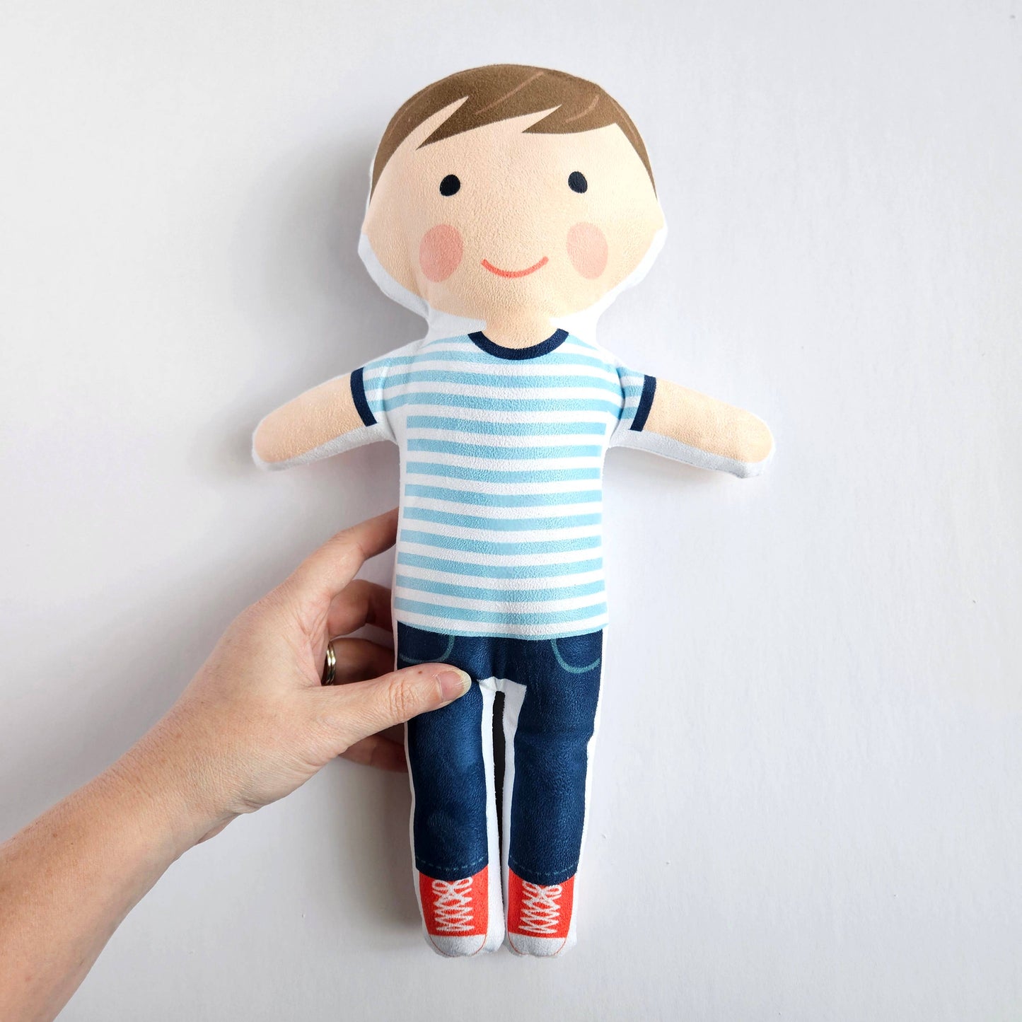 Cut & Sew Boy Plush Doll – Easy Sewing Craft Kit 