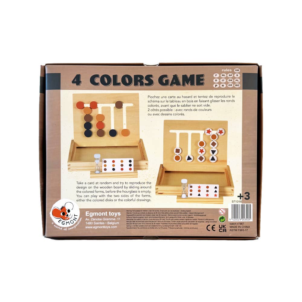 Egmont Toys- 4 Color Game 3 yrs+
