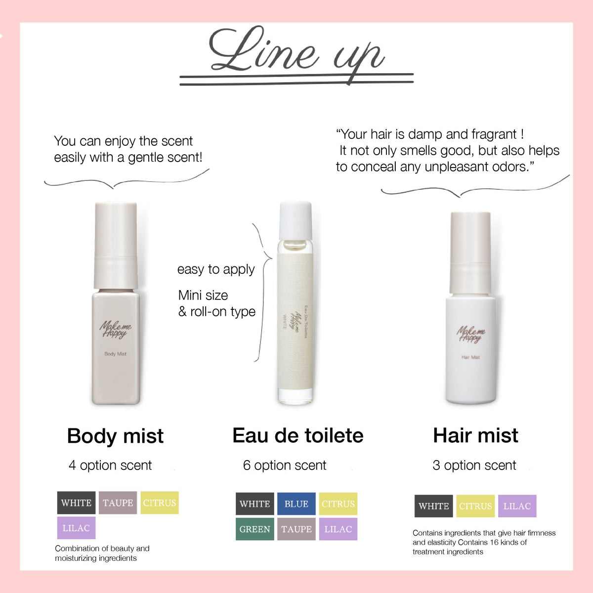 CANMAKE Make Me Happy Eau de
Toilette(In box)