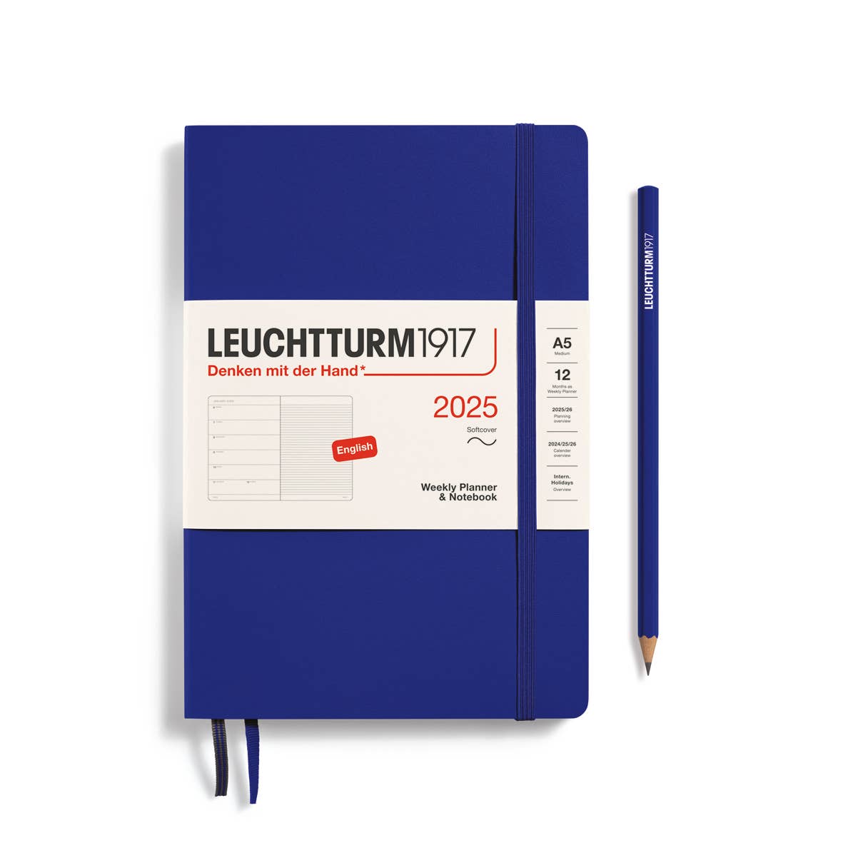 LEUCHTTURM1917 Softcover Weekly Planner & Notebook 2025 A6