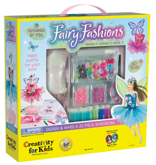 Fairy Fashions for Dolls Craft Kit for Kids Age 8+