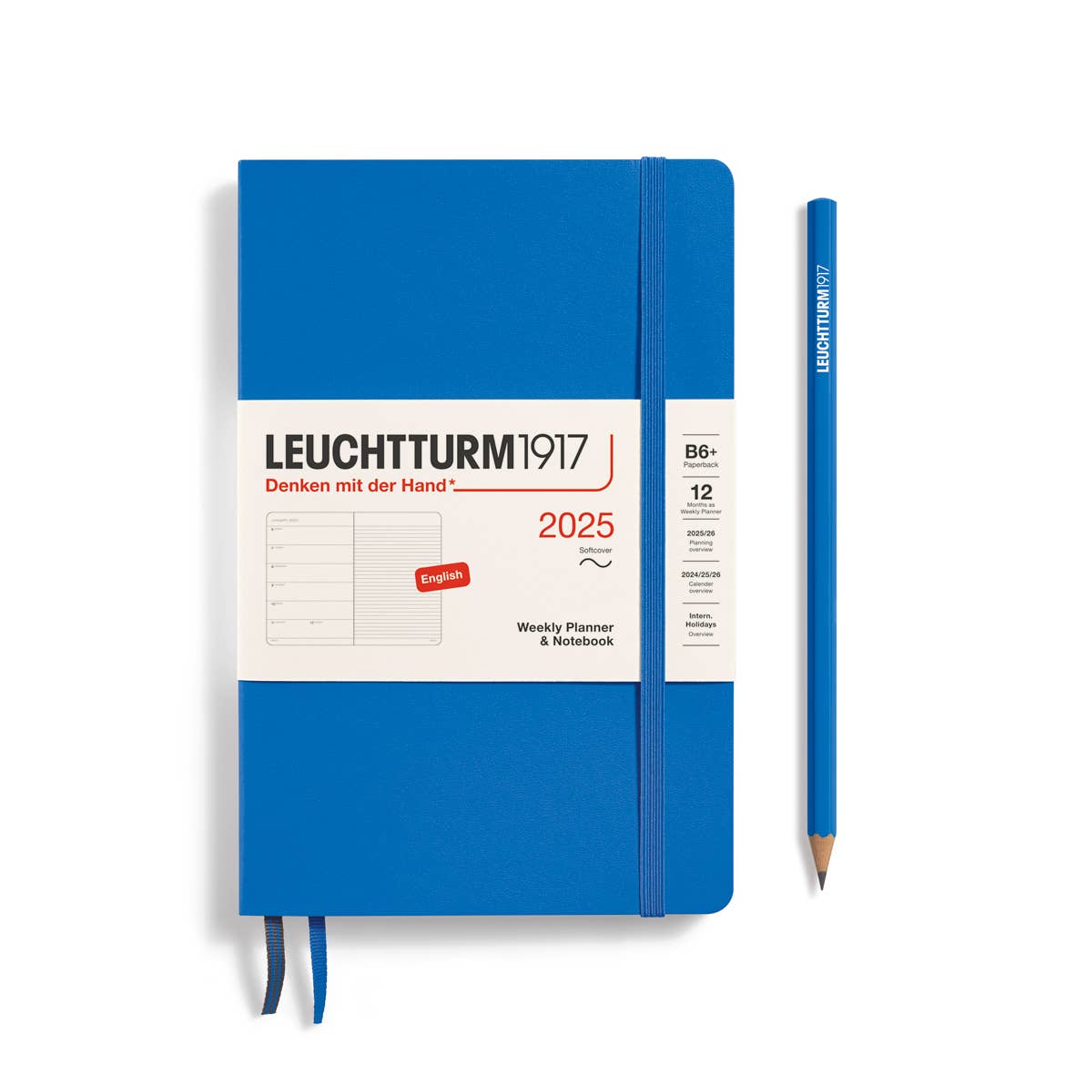 LEUCHTTURM1917 Softcover Weekly Planner & Notebook 2025 A6