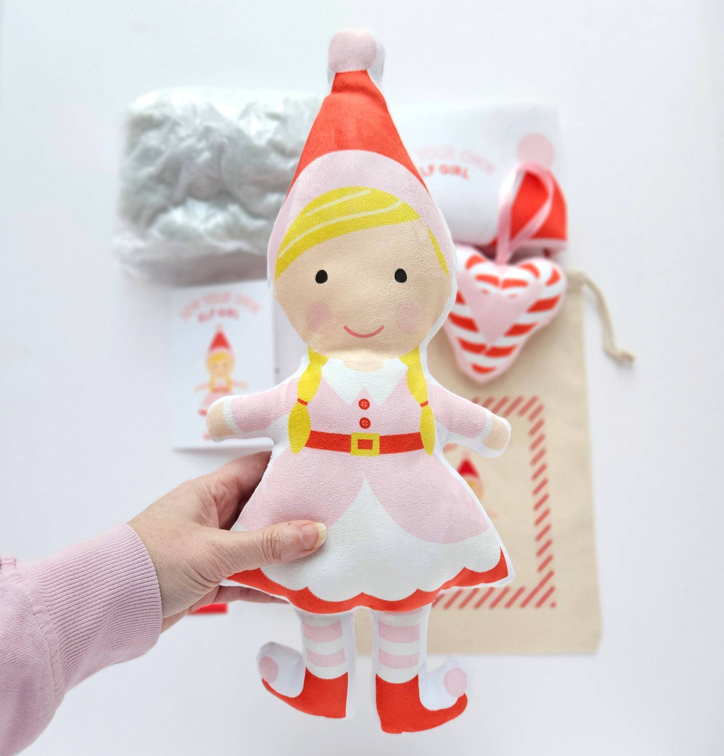 Custom Christmas Elf Doll Sewing Kit 