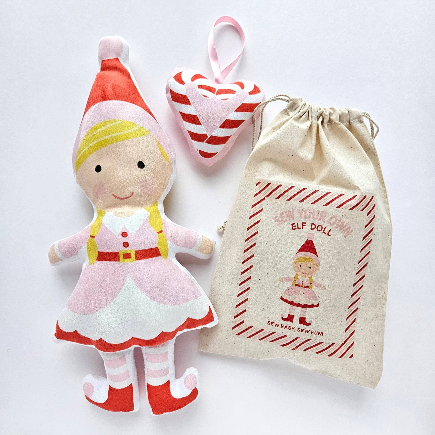 Custom Christmas Elf Doll Sewing Kit 