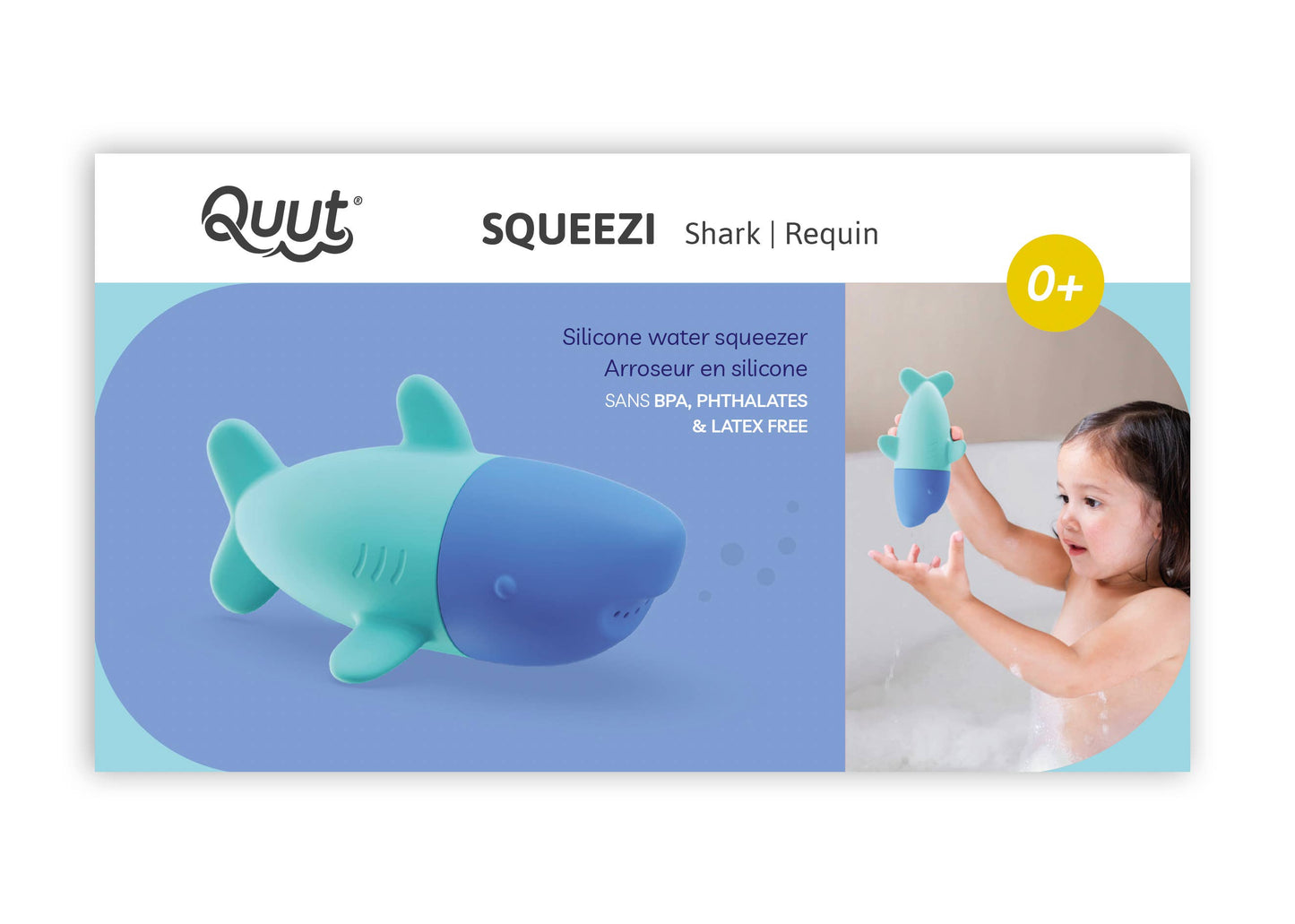 Quut Squeezi - Squish, squash bath time fun made easy!