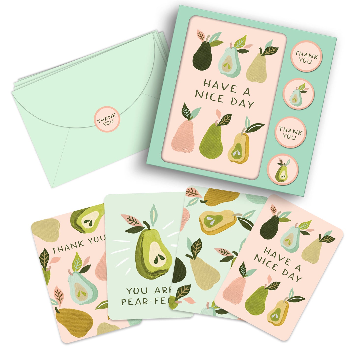 Notecard Set Au Pears