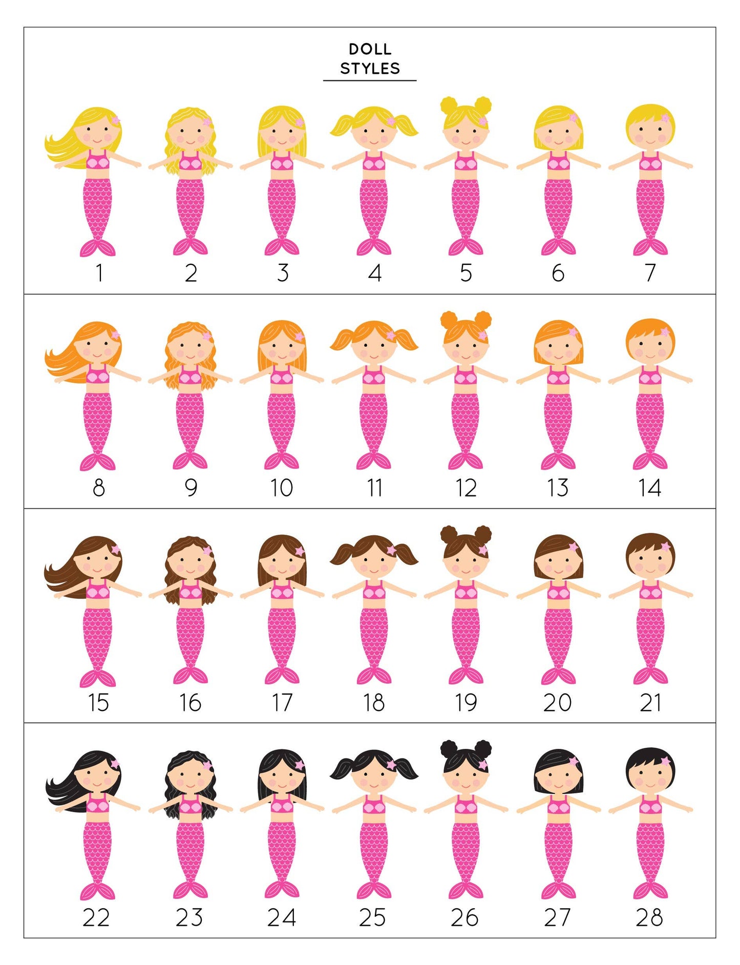Sew Your Own Mermaid Doll Craft Kit