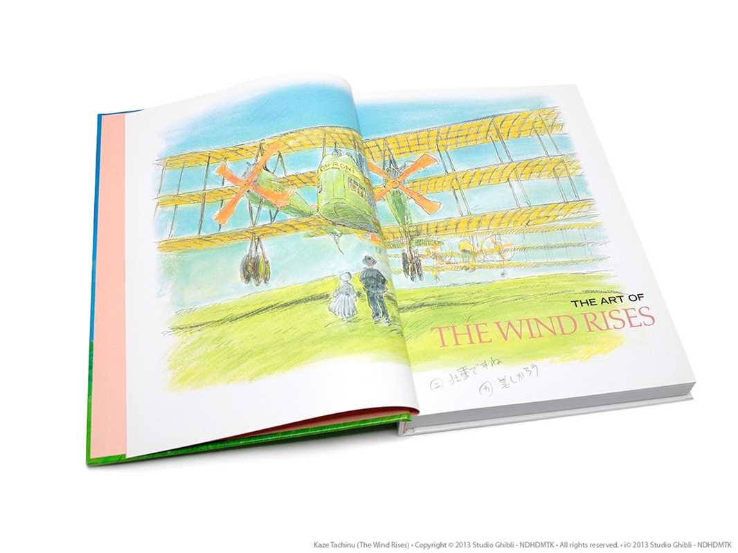 Art of the Wind Rises by Hayao Miyazaki