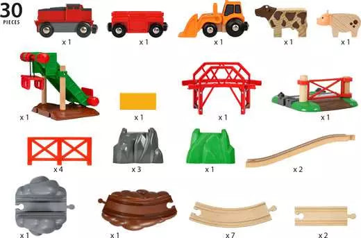 Brio Animal Farm Set Powered Train- pick up same day Pasadena