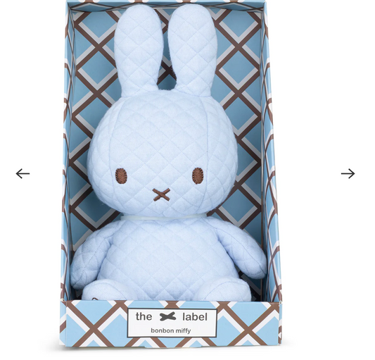 Bon Ton Toys Plush MIFFY Bonbon Sitting in Giftbox 9"