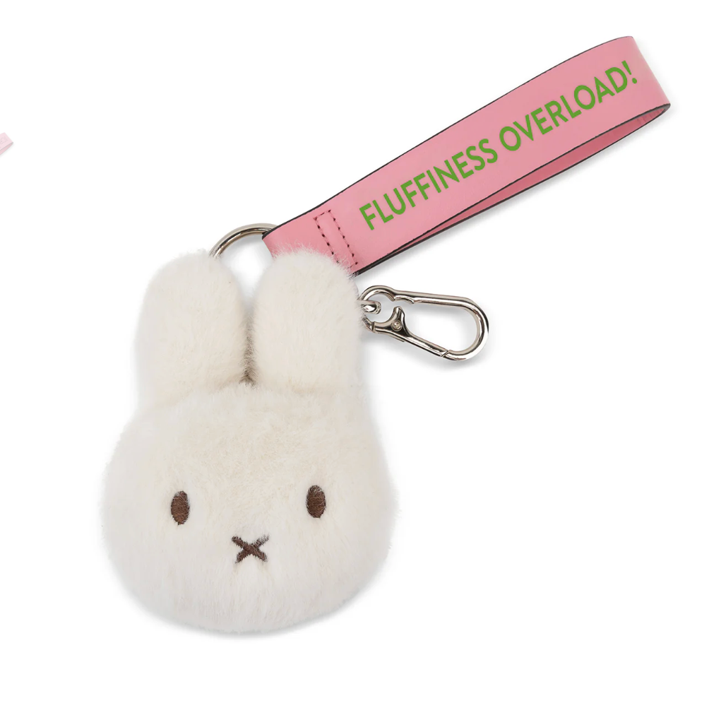 Bag Charm Plush MIFFY FUZZY ECO Offwhite 4.5"