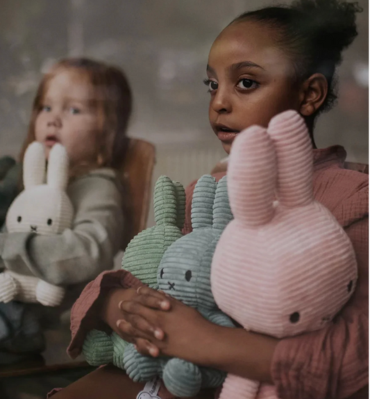 Bon Ton Toys Plush MIFFY ECO Corduroy Pink 13"