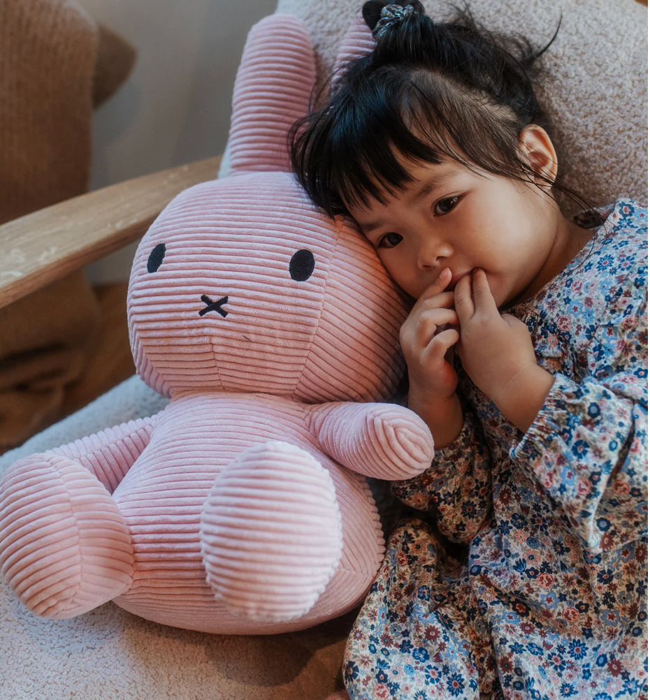 Bon Ton Toys Plush MIFFY ECO Corduroy Pink 20"