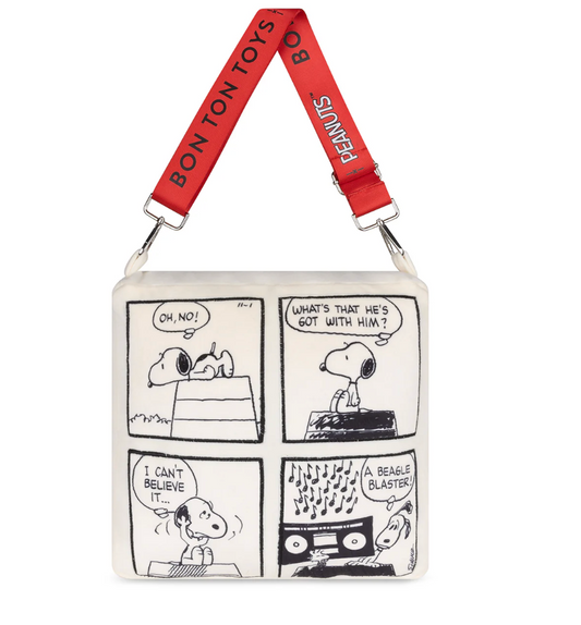 Pillow Plush PEANUTS COMIC STRIP Offwhite 11"