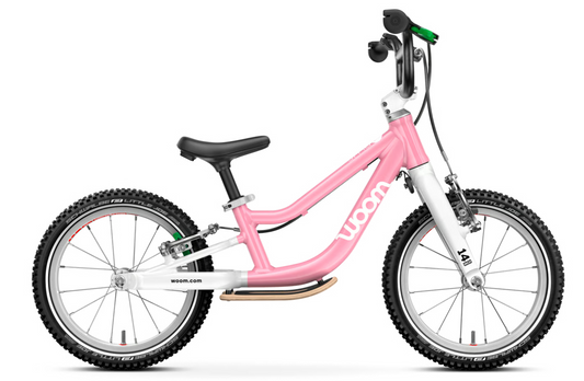 Pick up same day in Pasadena: Woom GO 1 PLUS (Balance Bike with brake for Age 3 – 4.5) - Powder Pink