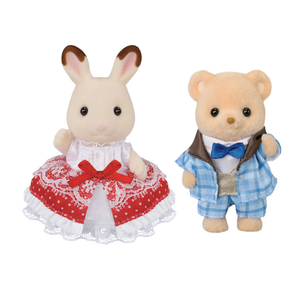 Calico Critter Anniversary Friends Set -Freya & Theo