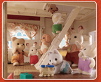 Calico Critters 3 Stories Red Roof Country Home Playset