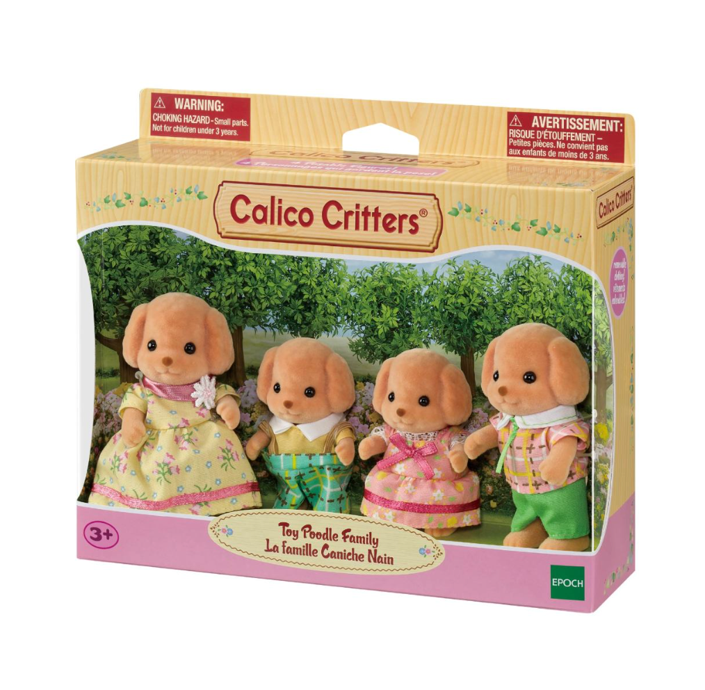 Calico Critters Toy Poodle Family Dolls