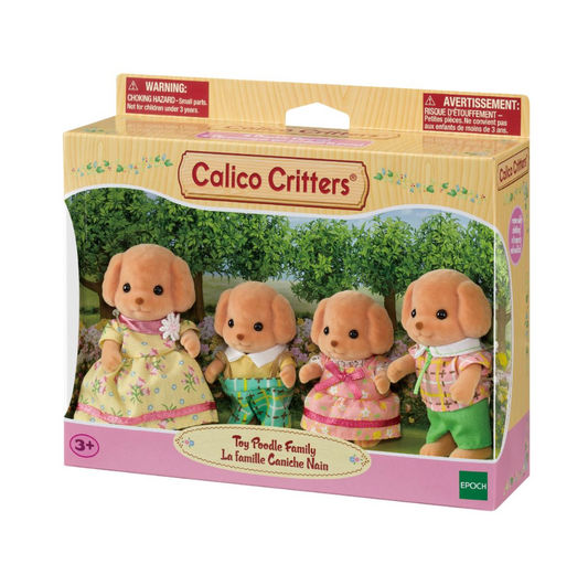 Calico Critters Toy Poodle Family Dolls