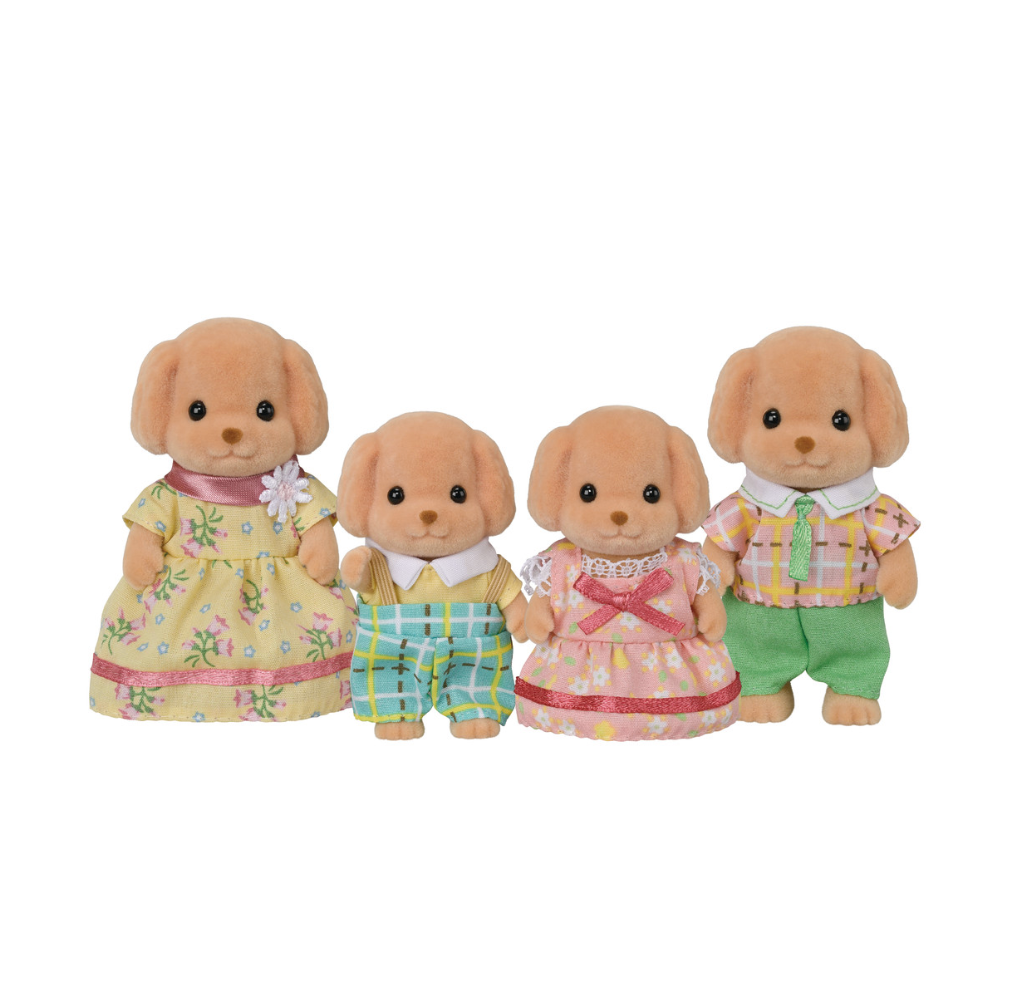 Calico Critters Toy Poodle Family Dolls