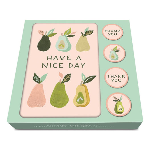Notecard Set Au Pears