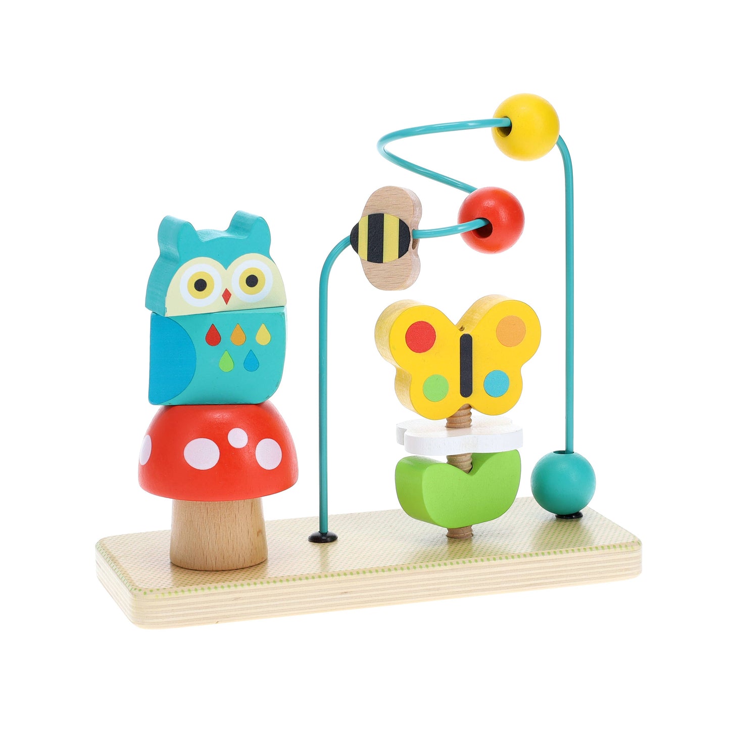 Petit Collage - Busy Garden Wooden Activity Trio