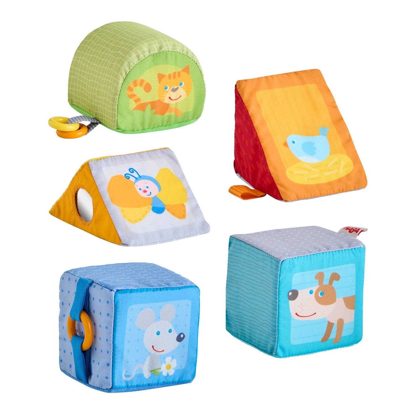 Animal Discovery Cubes - Soft Sensory Stacking Blocks