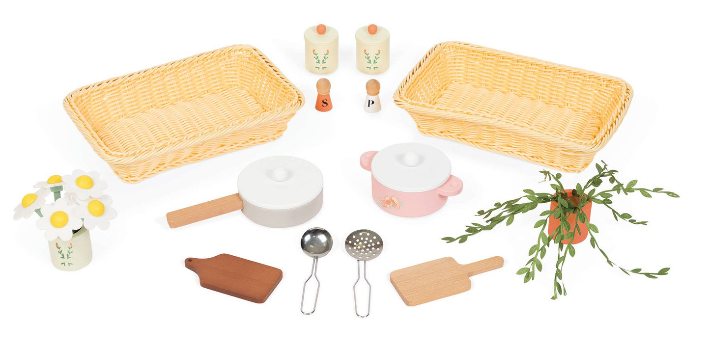 Janod Cottage Big Cooker Pretend Kitchen Age 3+