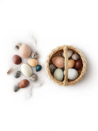 Moon Picnic - A Dozen Bird Eggs in a Basket