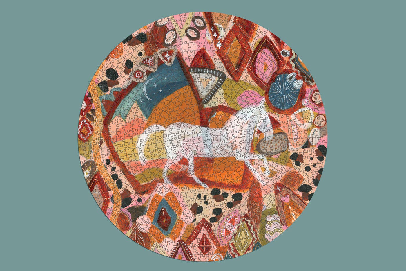 Journey Of Something - 1000 Piece Puzzle (round) - When My Time Comes